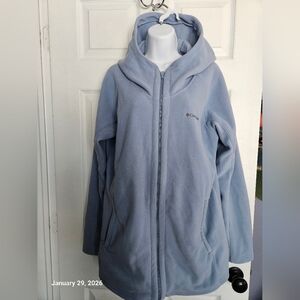 Columbia Women's Soft Blue Hooded Jacket